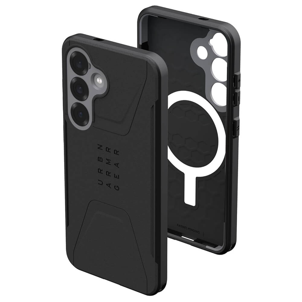 UAG Samsung Galaxy S25 Civilian Pro MagSafe Σκληρή Θήκη με MagSafe - Black