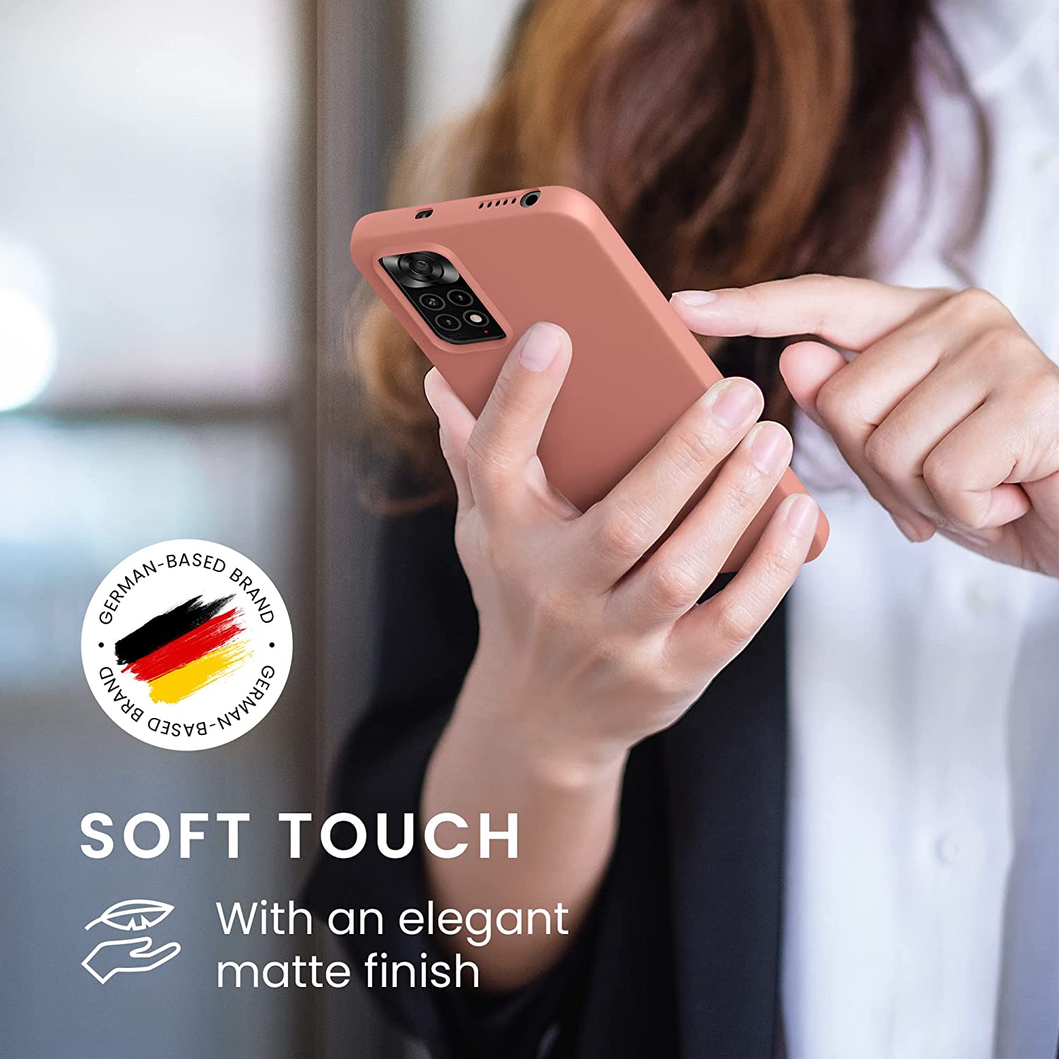 KW Xiaomi Redmi Note 11 / Redmi Note 11S Θήκη Σιλικόνης TPU - Grapefruit Pink - 57368.199