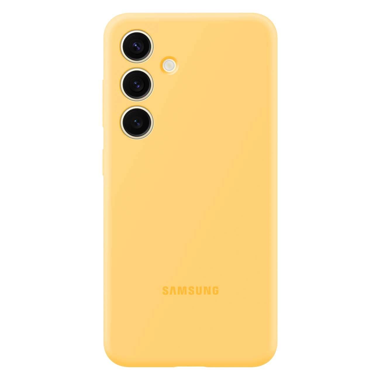 Samsung Silicone Cover Samsung Galaxy S24+ Θήκη Σιλικόνης - Yellow - EF - PS926TYEGWW
