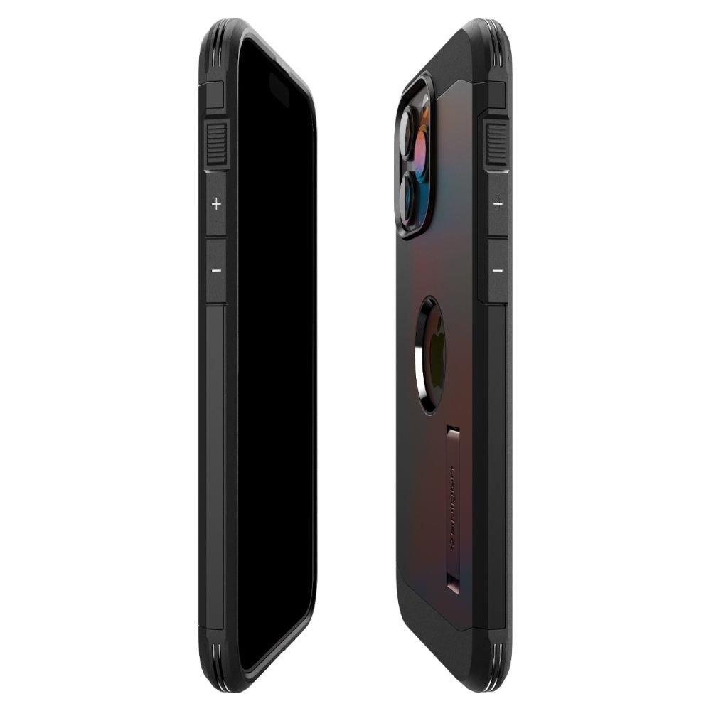Spigen iPhone 15 Pro Tough Armor Mag Σκληρή Θήκη με MagSafe - Black