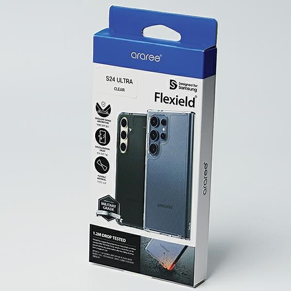 Araree Samsung Galaxy S24 Ultra Flexield Θήκη Σιλικόνης - Black