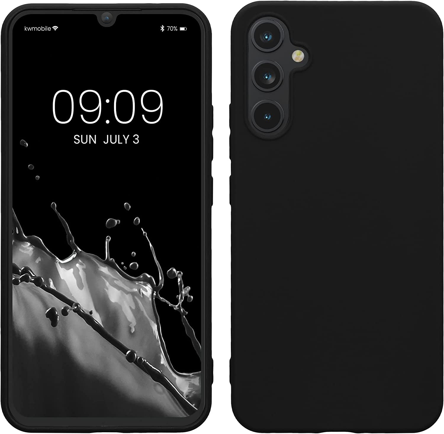 KW Samsung Galaxy A34 5G Θήκη Σιλικόνης TPU - Black - 60809.01