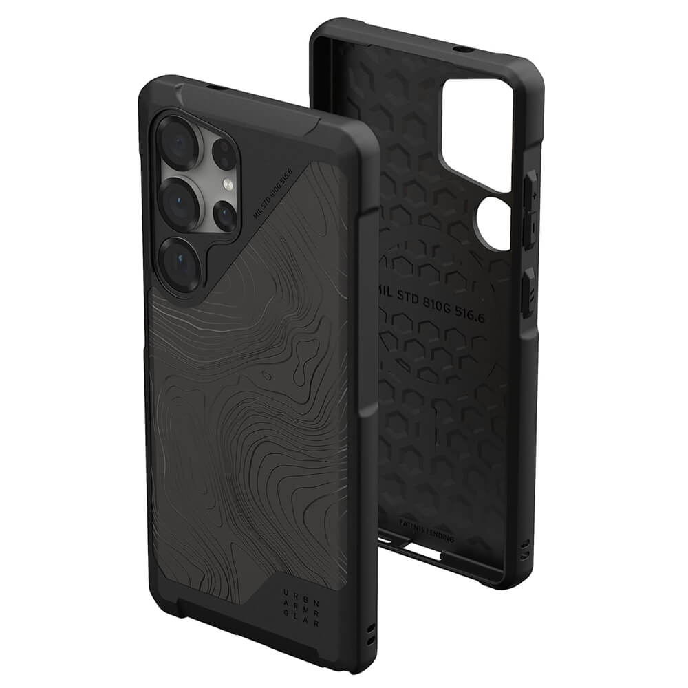 UAG Samsung Galaxy S25 Ultra Metropolis LT Series Σκληρή Θήκη με MagSafe - Topography Black
