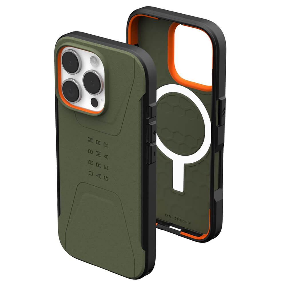 UAG iPhone 16 Pro Civilian MagSafe Σκληρή Θήκη με MagSafe - Olive Drab