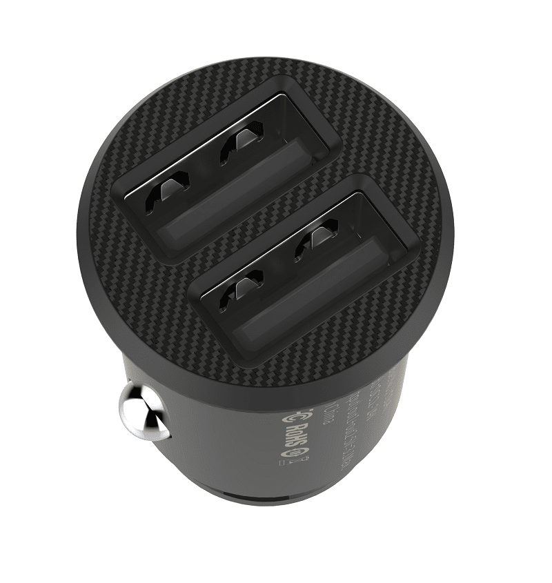 Baseus Grain Car Charger - Φορτιστής Αυτοκινήτου 3.1A 2xUSB Ports - Black - CCALL - ML01