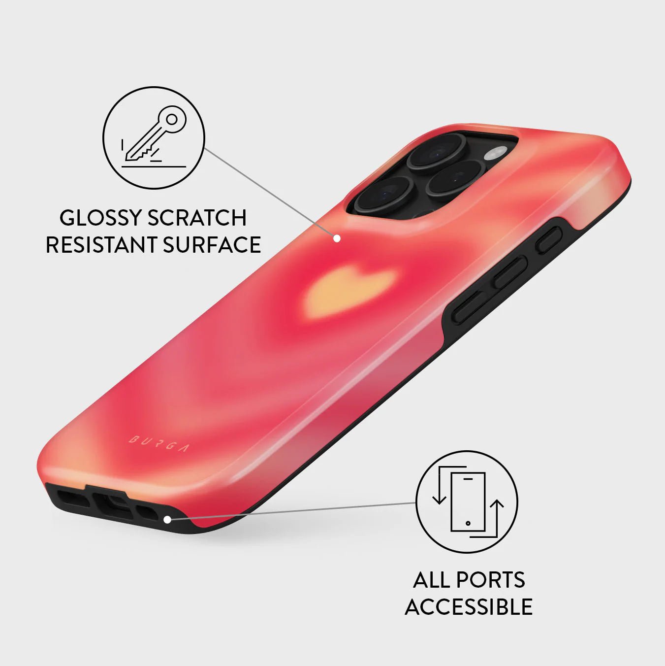 Burga iPhone 16 Pro Fashion Tough MagSafe Σκληρή Θήκη με MagSafe - Awakening