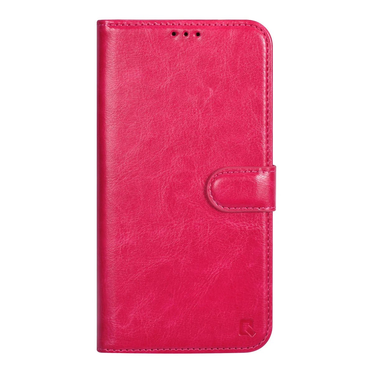 Tuniq iPhone 15 Plus / 14 Plus - Θήκη Πορτοφόλι Stand από Δερματίνη - Ροζ