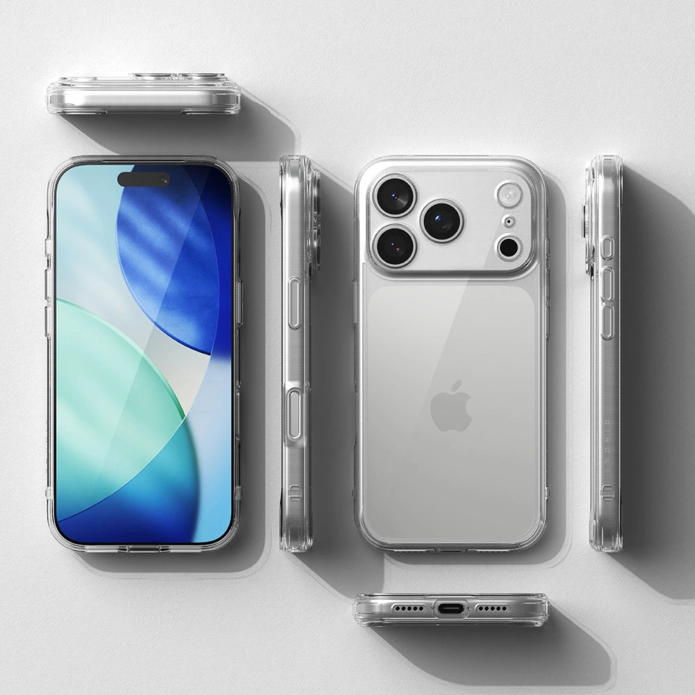 Ringke iPhone 17 Pro Fusion Σκληρή Θήκη με Πλαίσιο Σιλικόνης - Διάφανη