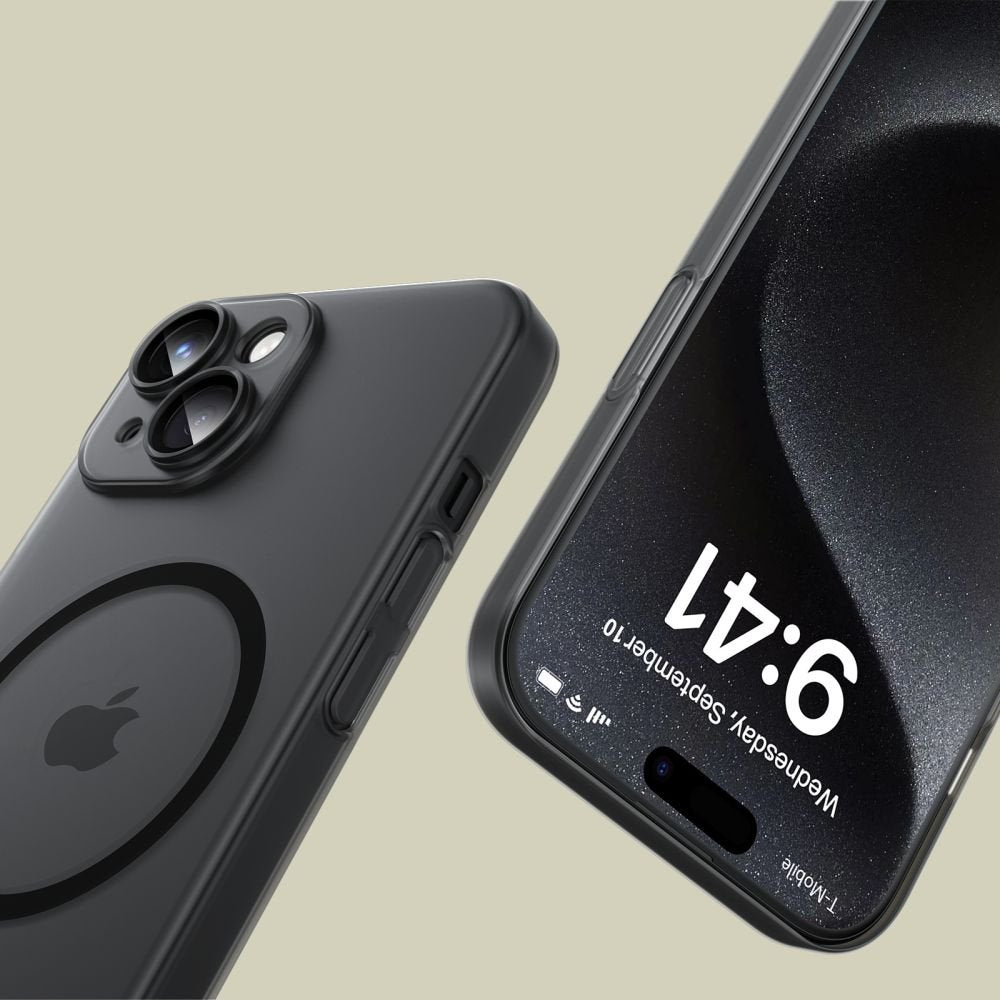 Tech - Protect iPhone 15 MagSlim - Σκληρή Θήκη με MagSafe - Matte / Black