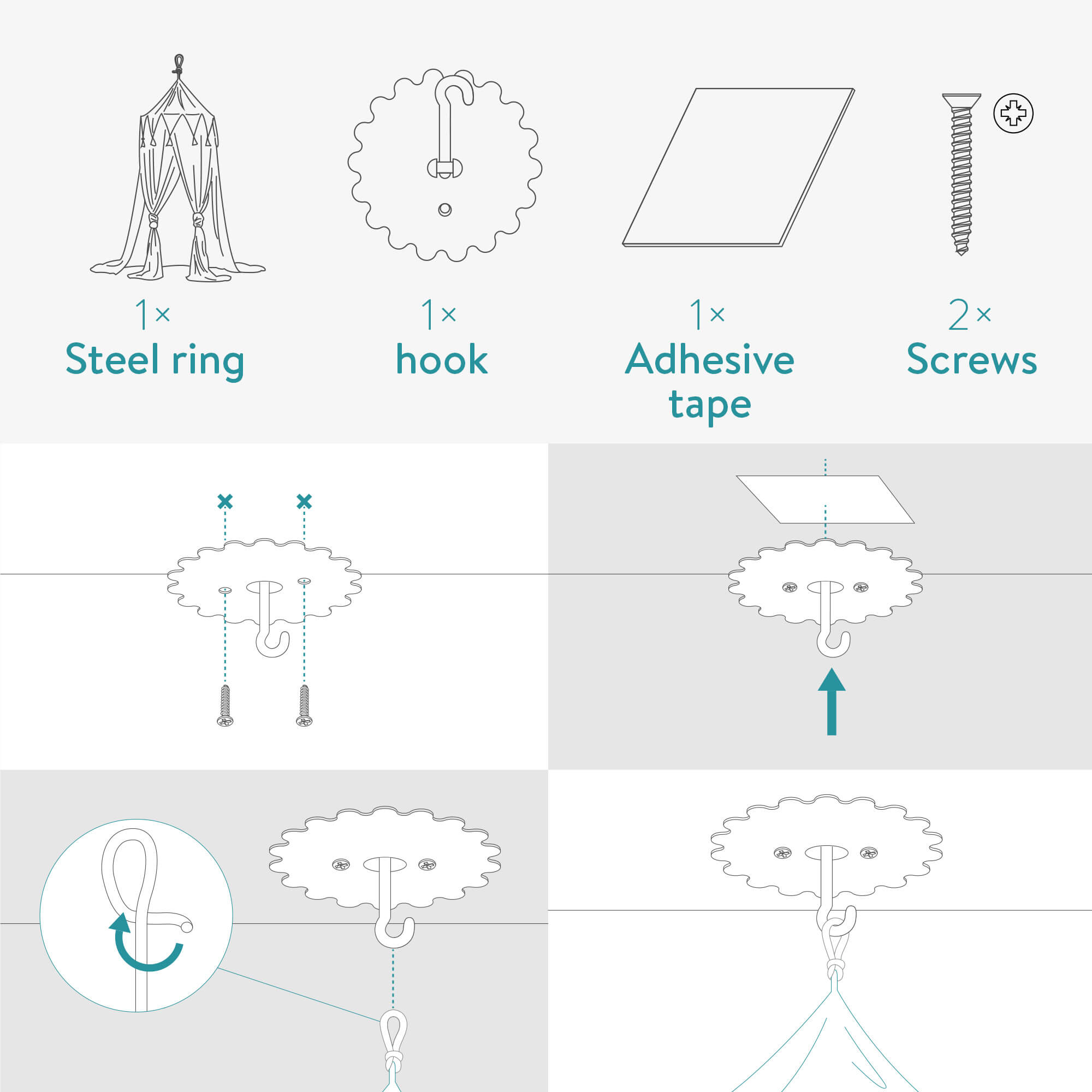 Navaris Θόλος Κούνιας - Mint Green - 56014.01