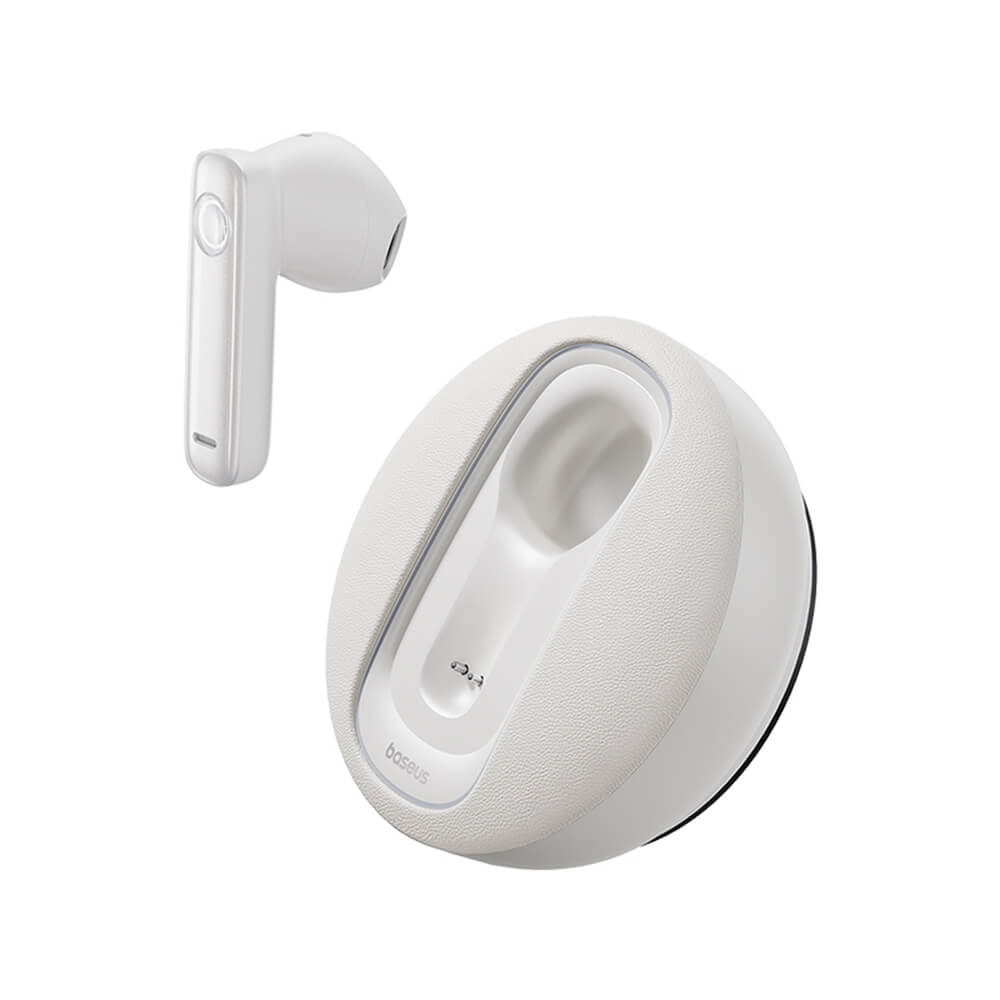 Baseus Bluetooth Headset CM10 - Ασύρματο Ακουστικό Bluetooth V5.3 - White