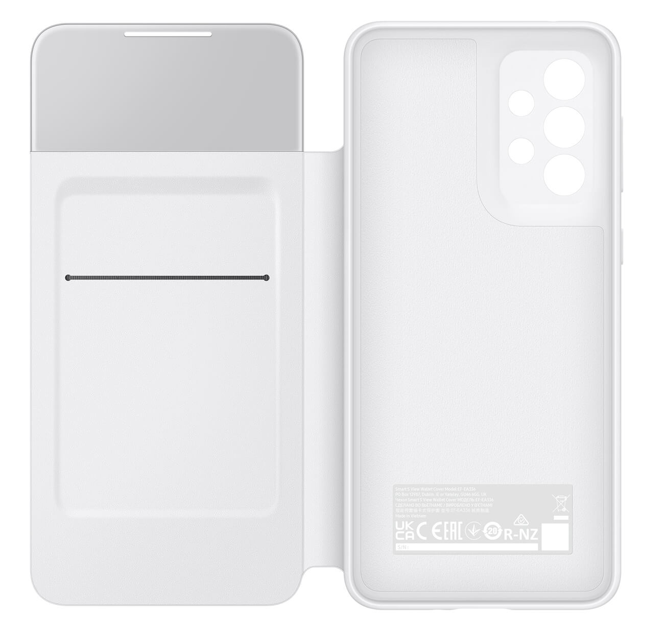 Samsung S - View Samsung Galaxy A33 5G Θήκη Βιβλίο - White - EF - EA336PWEGEE