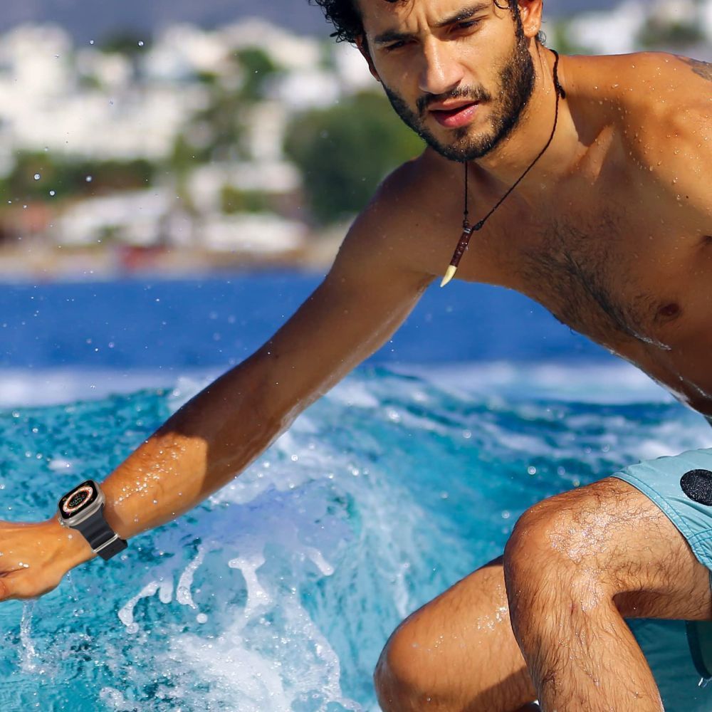 Tech - Protect Λουράκι Apple Watch 8/9/10/11 - SE (1/2/3) - Ultra (1/2/3) – 44/45/46/49mm IconBand Pro Λαστιχένιο - Midnight Blue