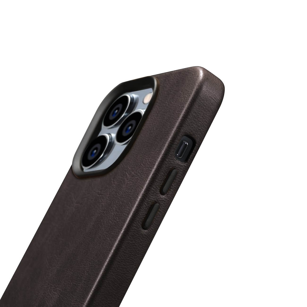 iCarer iPhone 14 Pro Max Leather Oil Wax Θήκη από Γνήσιο Δέρμα με MagSafe - Camel Tan