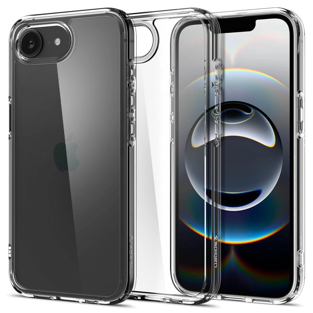 Spigen iPhone 16e Ultra Hybrid Σκληρή Θήκη με Πλαίσιο Σιλικόνης - Crystal Clear