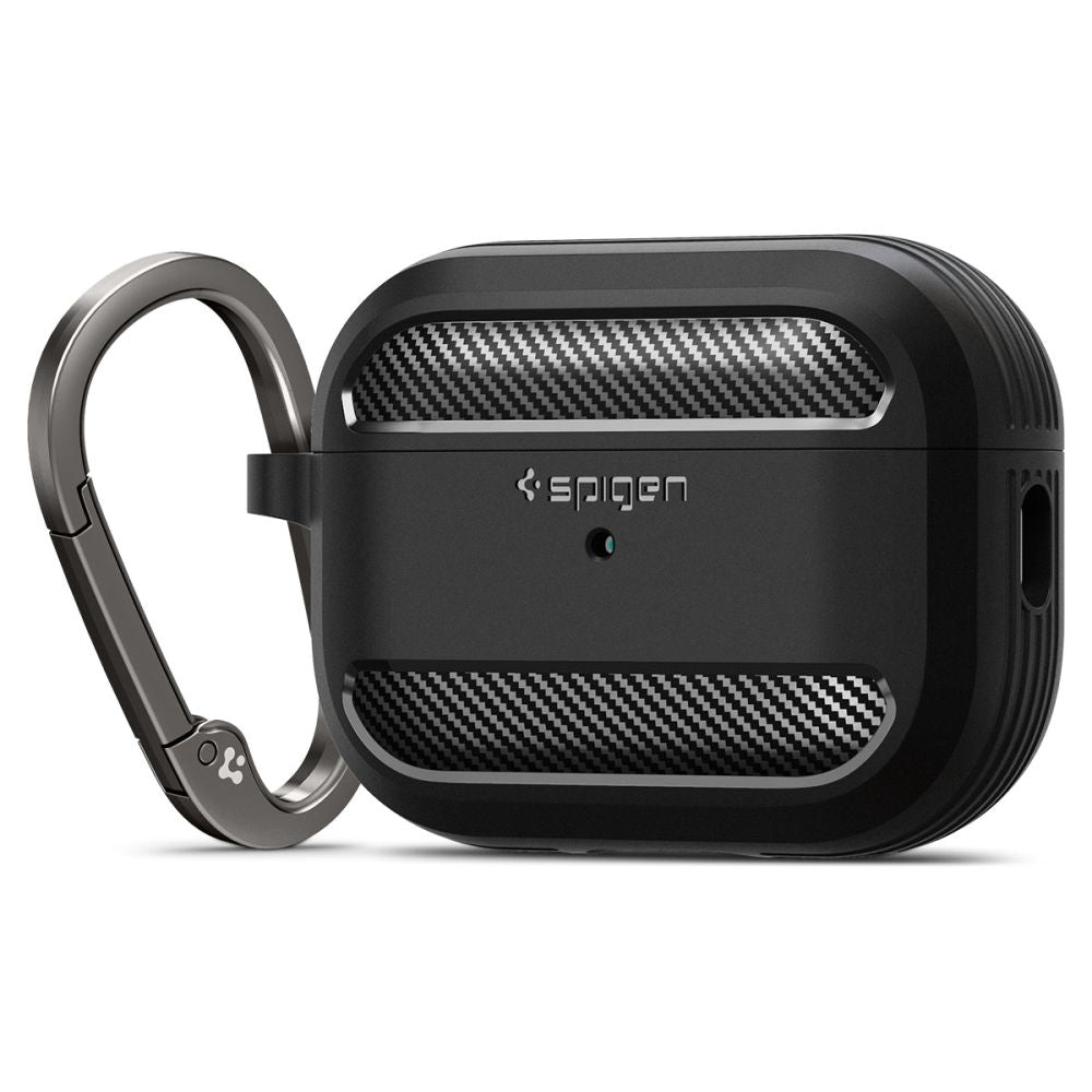 Spigen AirPods Pro 1 / 2 Θήκη Σιλικόνης - Rugged Armor - Matte Black