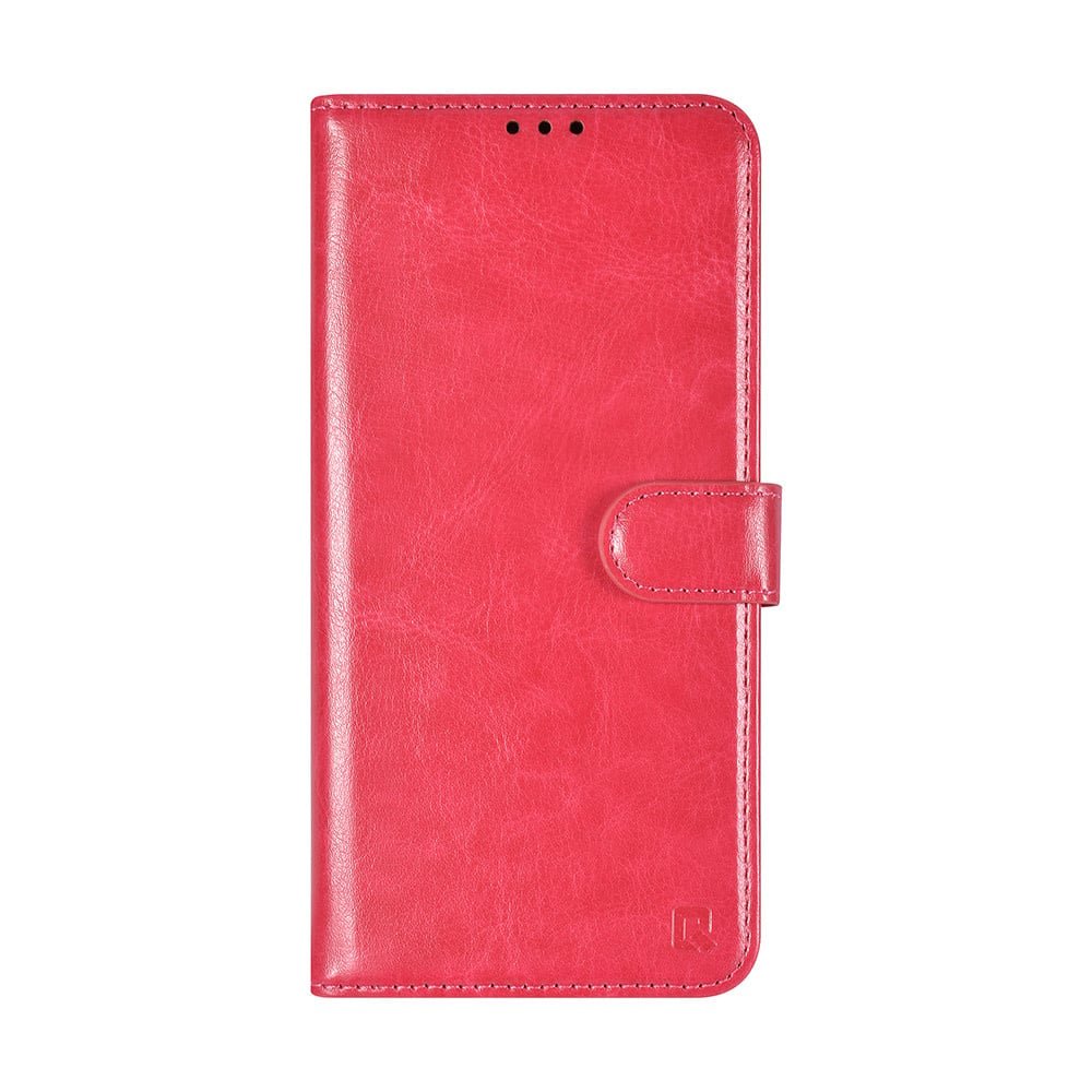 Tuniq iPhone 16 Pro Max - Θήκη Πορτοφόλι Stand από Δερματίνη - Hot Pink