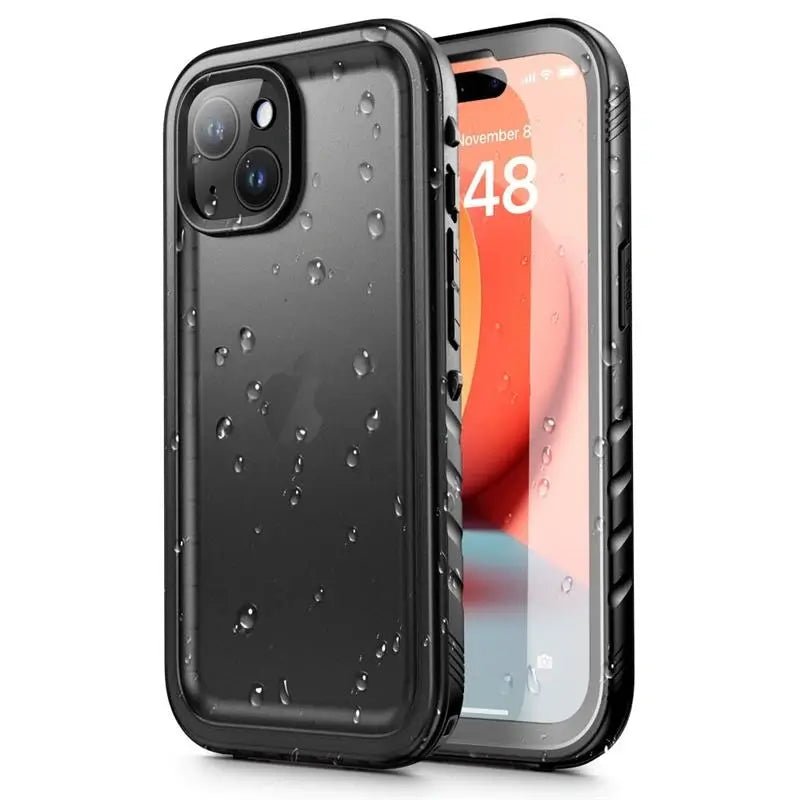 Tech - Protect iPhone 15 Shellbox IP68 Αδιάβροχη Σκληρή Θήκη - Black