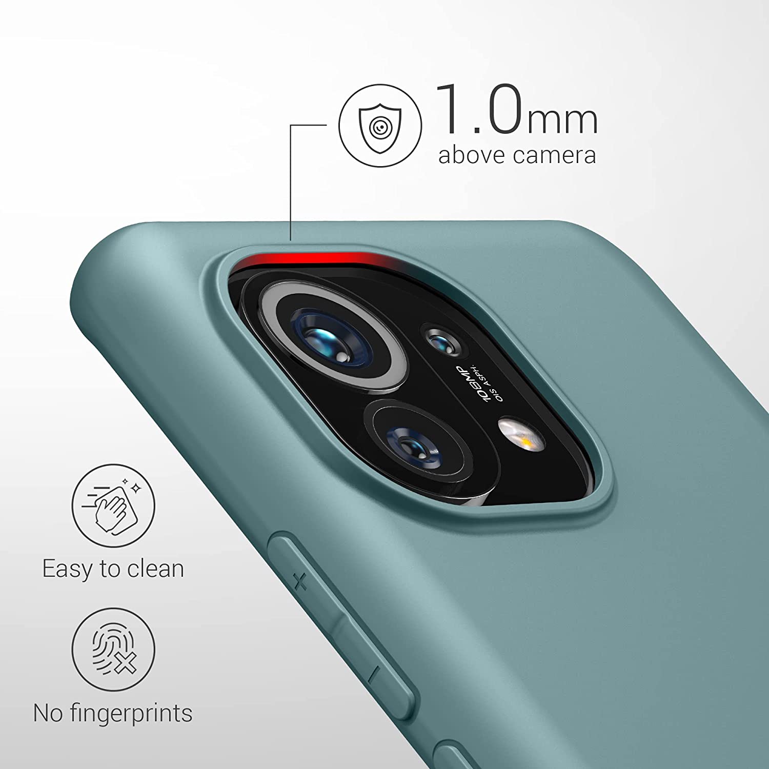 KW Xiaomi Mi 11 Θήκη Σιλικόνης TPU - Arctic Blue - 54188.207