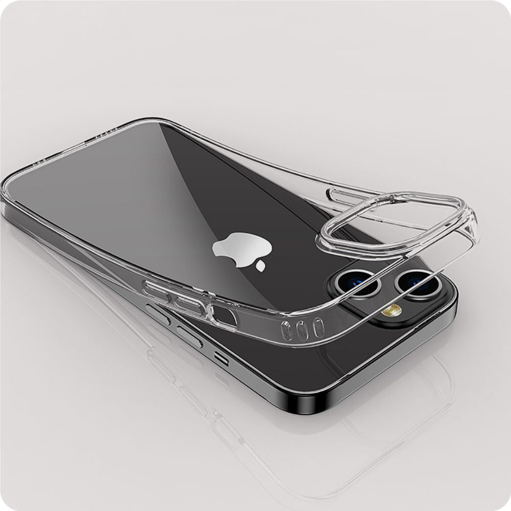 Tech - Protect iPhone 15 Pro Max Flexair Hybrid Σκληρή Θήκη με Πλαίσιο Σιλικόνης - Διάφανη