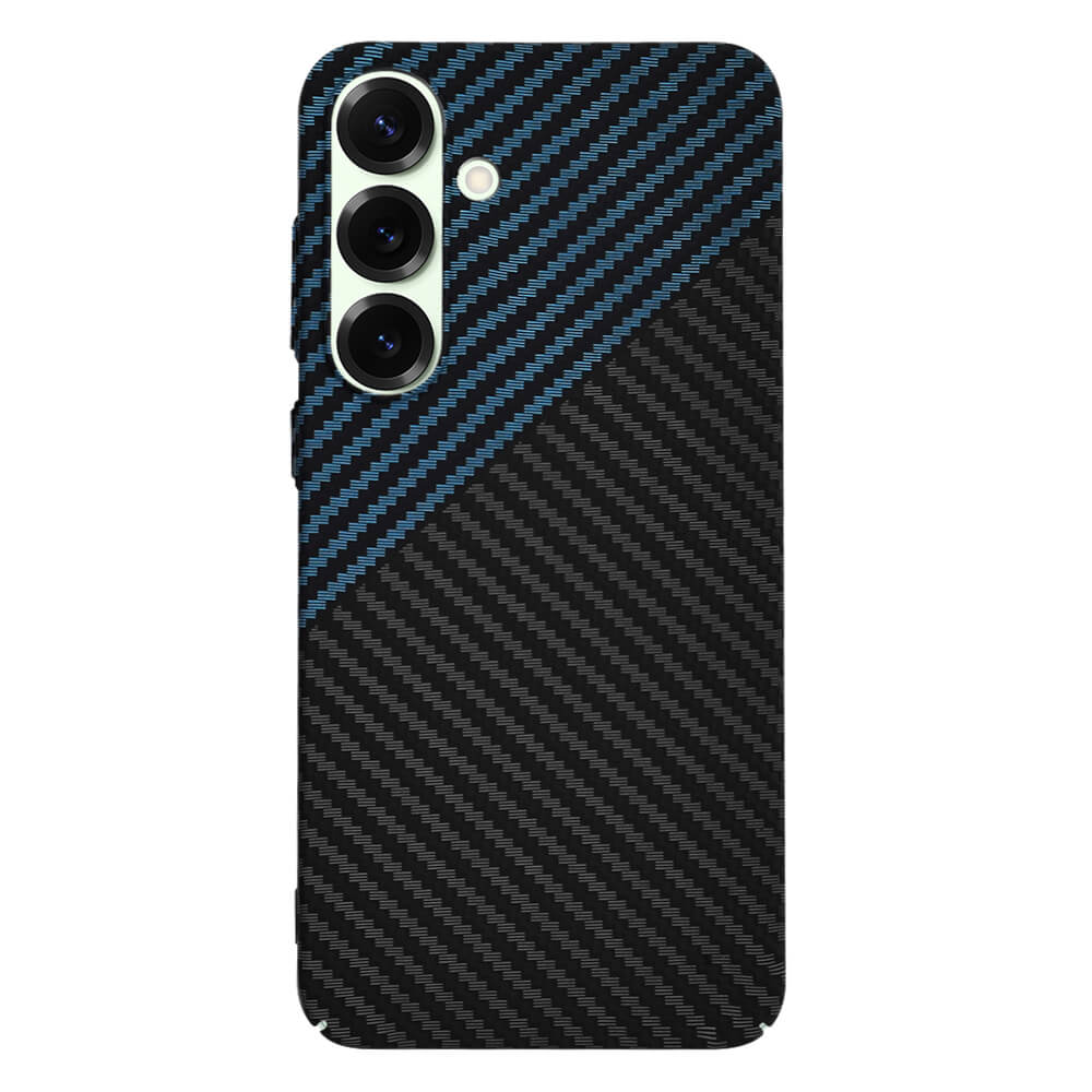Techsuit Samsung Galaxy S25 Plus Σκληρή Θήκη Carbonite FiberShell - Blue Pulse
