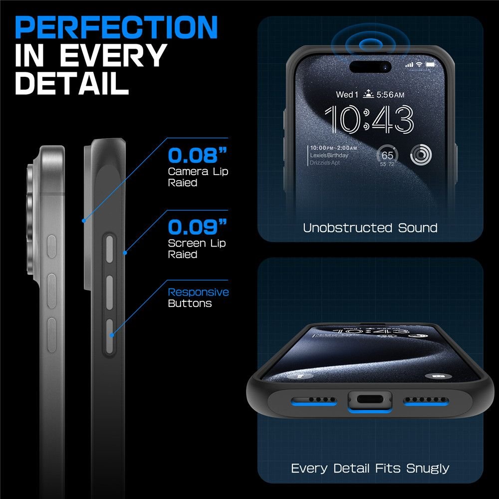 Supcase iPhone 16 Pro Max UB Mag Σκληρή Θήκη με MagSafe - Grey