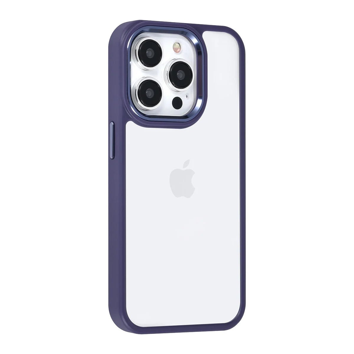 Tuniq iPhone 15 Pro - Σκληρή Θήκη με Πλαίσιο Σιλικόνης - Μοβ / Διάφανο