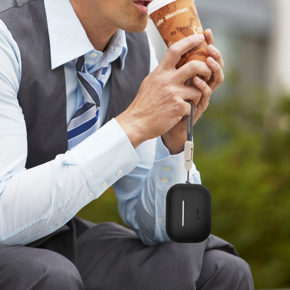 Tech - Protect AirPods Pro 1 / 2 Θήκη Σιλικόνης - Silicone - Black