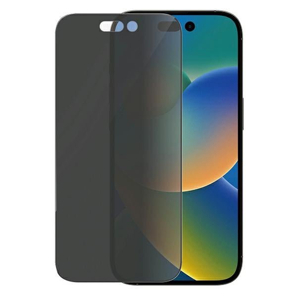 PanzerGlass iPhone 14 Pro Ultra - Wide Fit Privacy Antibacterial Easy Aligner Full Screen Αντιχαρακτικό Γυαλί Οθόνης - Black