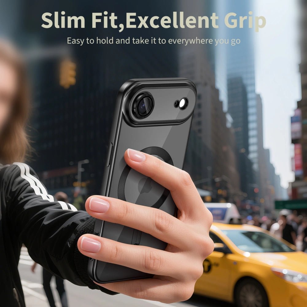 Tech - Protect iPhone Air MagFlex - Θήκη Σιλικόνης TPU με MagSafe - Διάφανη / Shiny Black