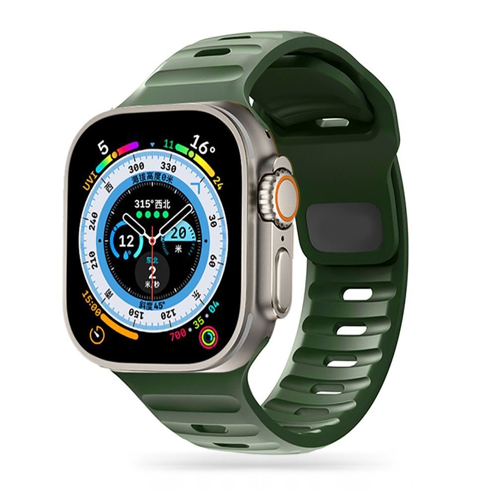 Tech - Protect Λουράκι Apple Watch 2 / 3 / 4 / 5 / 6 / 7 / 8 / 9 / SE - 38 / 40 / 41 mm IconBand Line Λαστιχένιο - Army Green