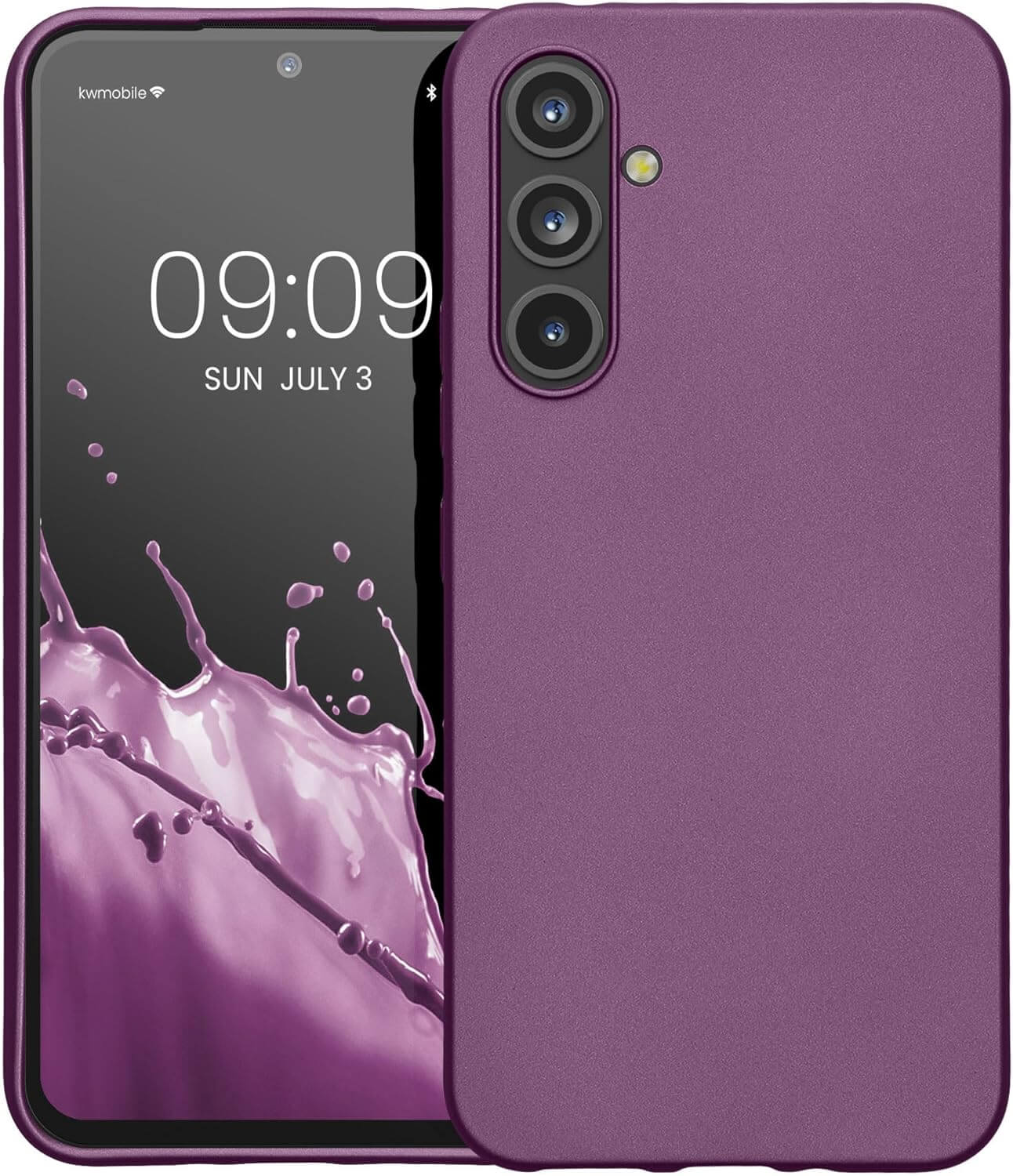 KW Samsung Galaxy A54 5G Θήκη Σιλικόνης TPU - Metallic Lavender - 60797.230