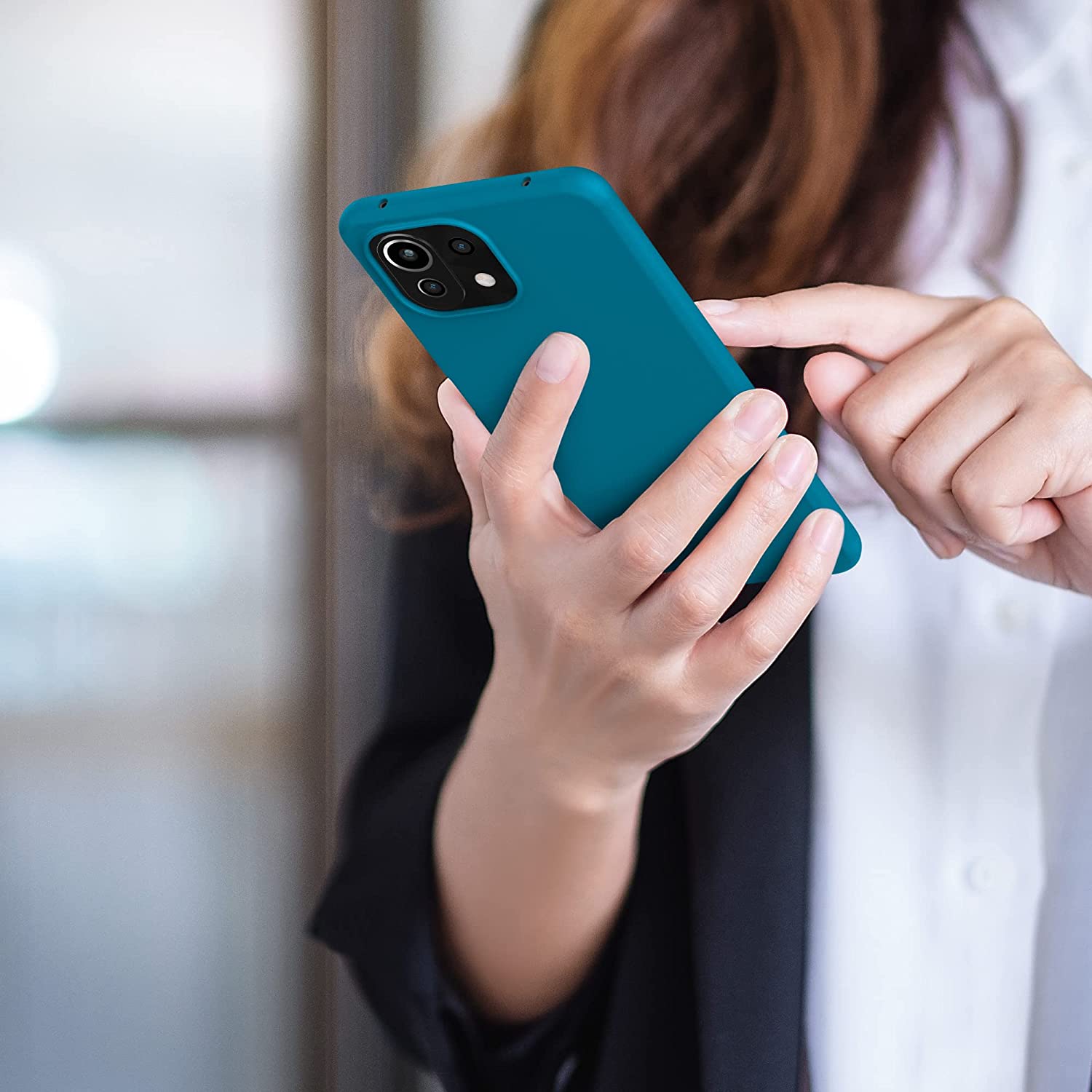 KW Xiaomi Mi 11 Lite / Mi 11 Lite 5G Θήκη Σιλικόνης TPU - Caribbean Blue - 54726.224