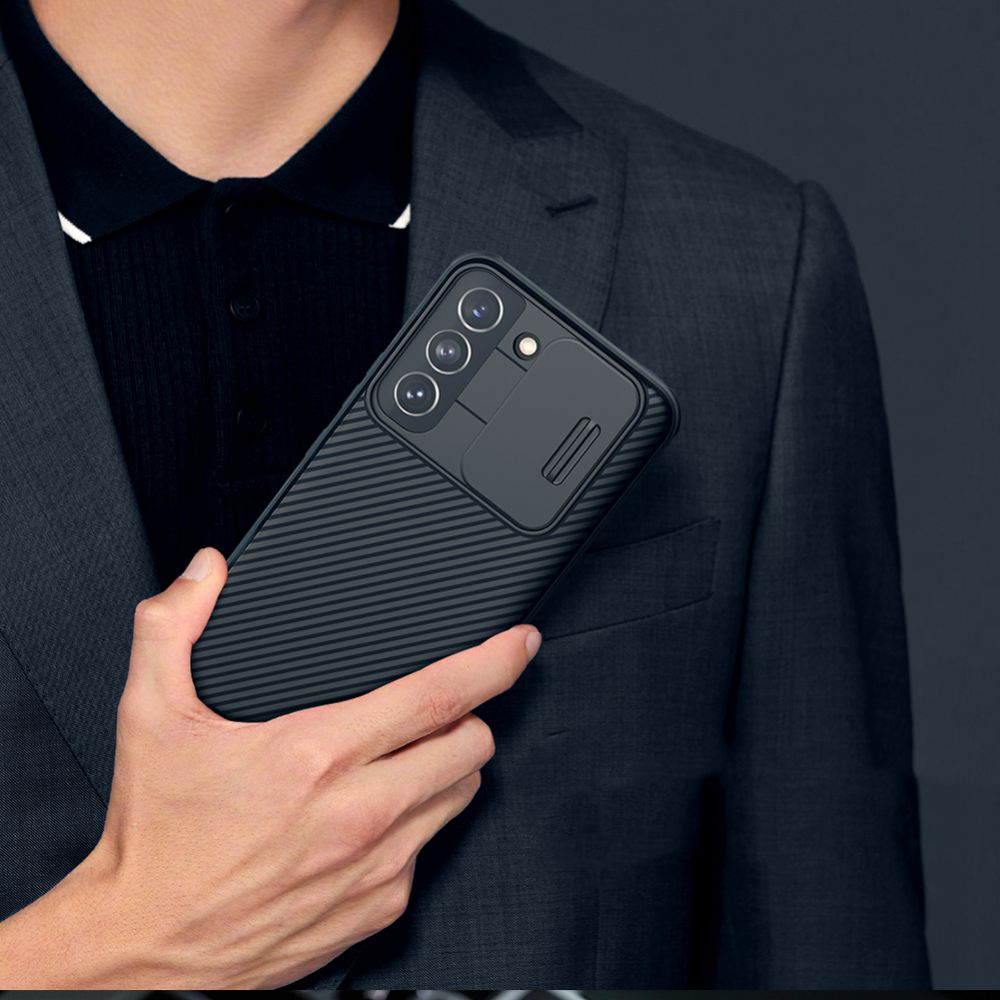 Nillkin Samsung Galaxy S22 Plus CamShield Pro Σκληρή Θήκη με Κάλυμμα για την Κάμερα - Black