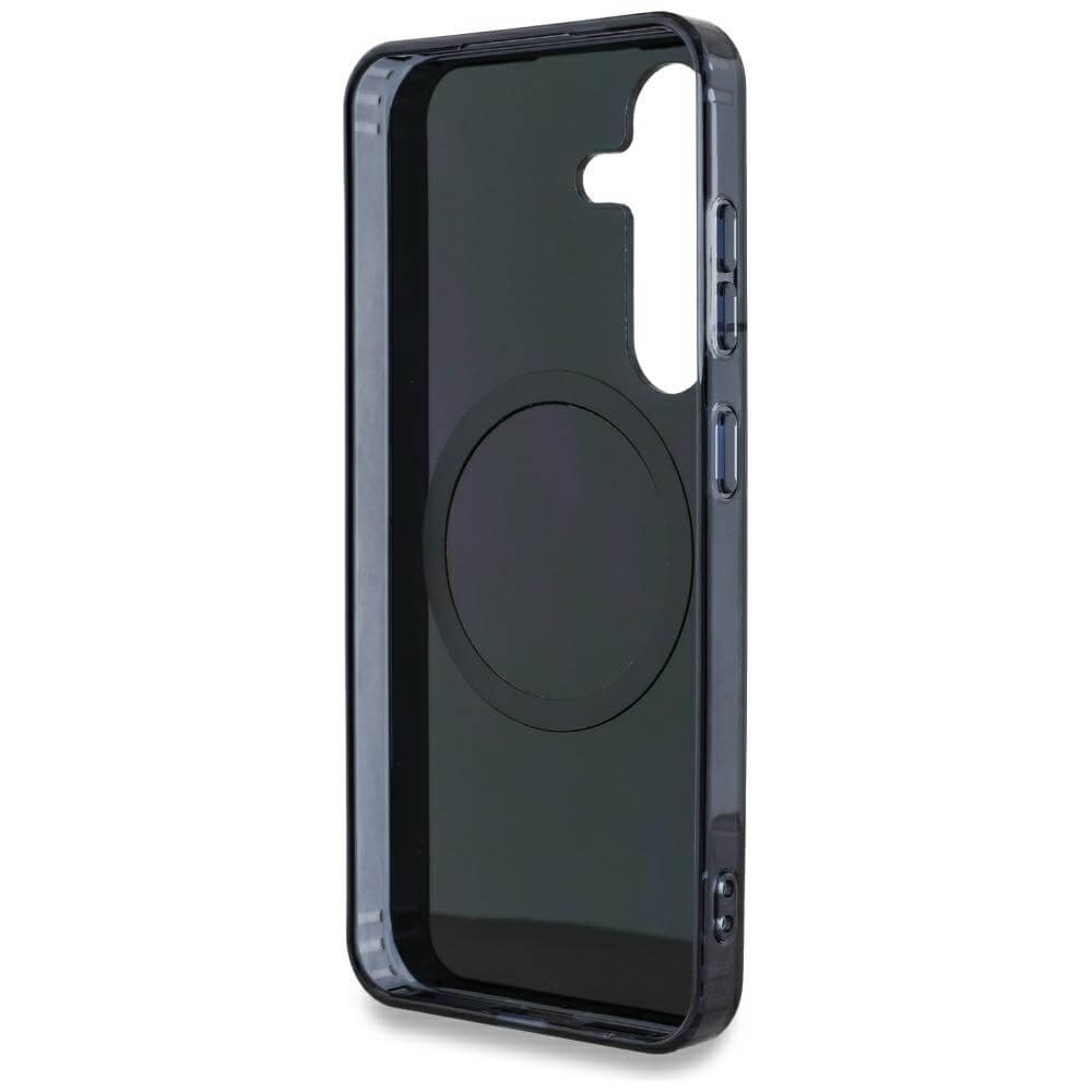 Red Bull Samsung Galaxy S25 - Two Bulls Logo - MagSafe Σκληρή Θήκη με Πλαίσιο Σιλικόνης - Navy - RBHMS25S24HIDBV