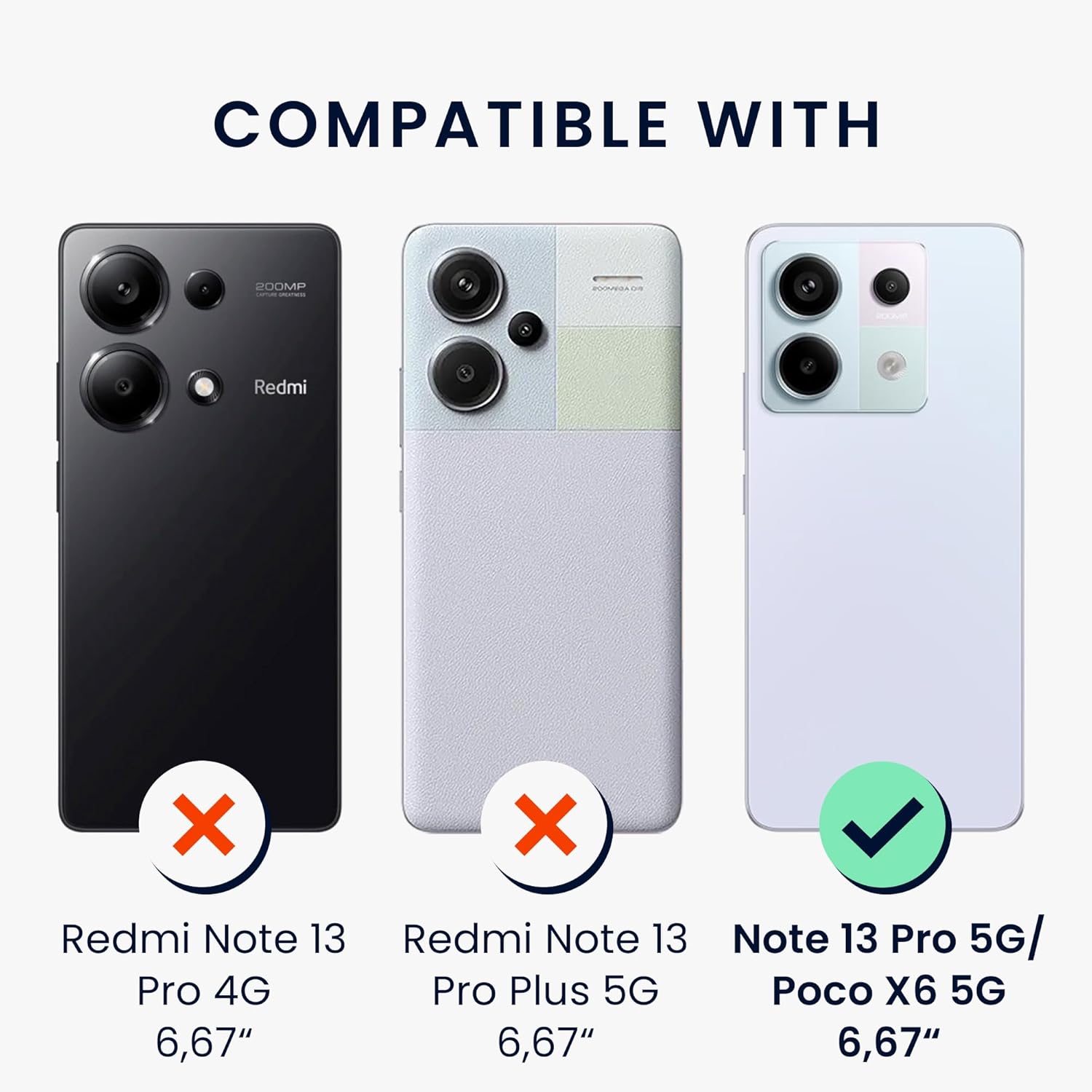 KW Xiaomi Redmi Note 13 Pro 5G / Poco X6 5G Θήκη Σιλικόνης TPU με Αντιχαρακτικό Γυαλί - Design Spring Leaves - Green / Διάφανη