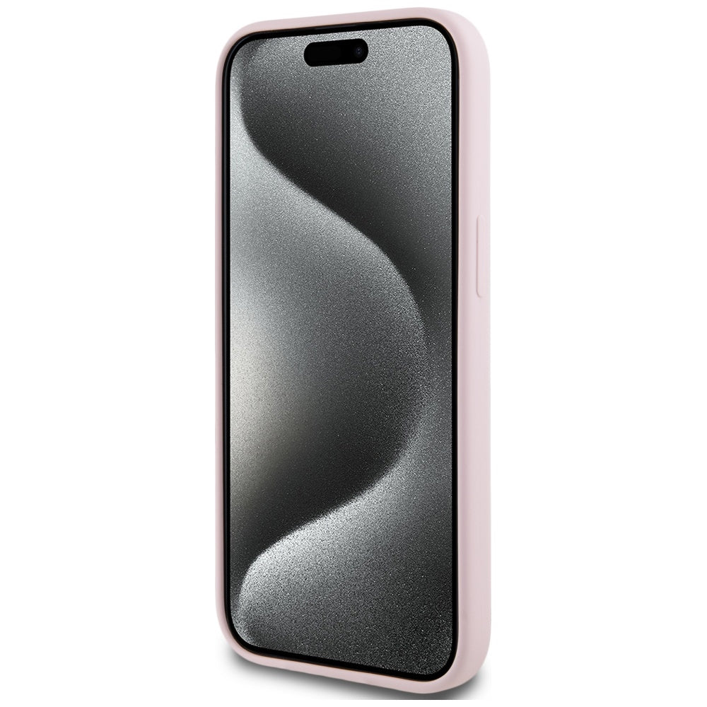 Karl Lagerfeld iPhone 15 - Θήκη Σιλικόνης με MagSafe - Silicone Karl and Choupette - Pink