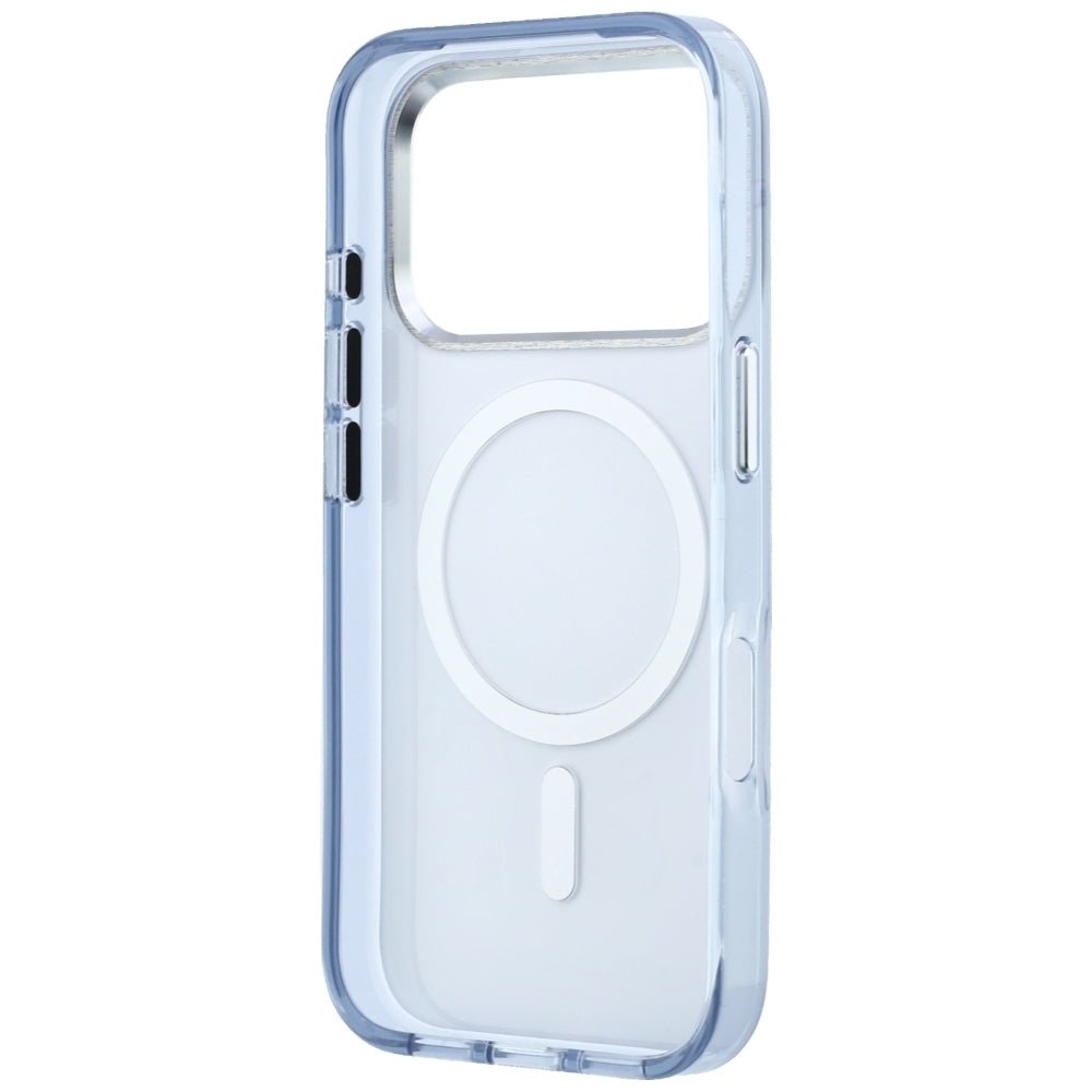 Karl Lagerfeld iPhone 17 Pro / iPhone 18 Pro - Σκληρή Θήκη με Πλαίσιο Σιλικόνης - IML Karl and Choupette Bodies Sketch Print MagSafe - Light Blue