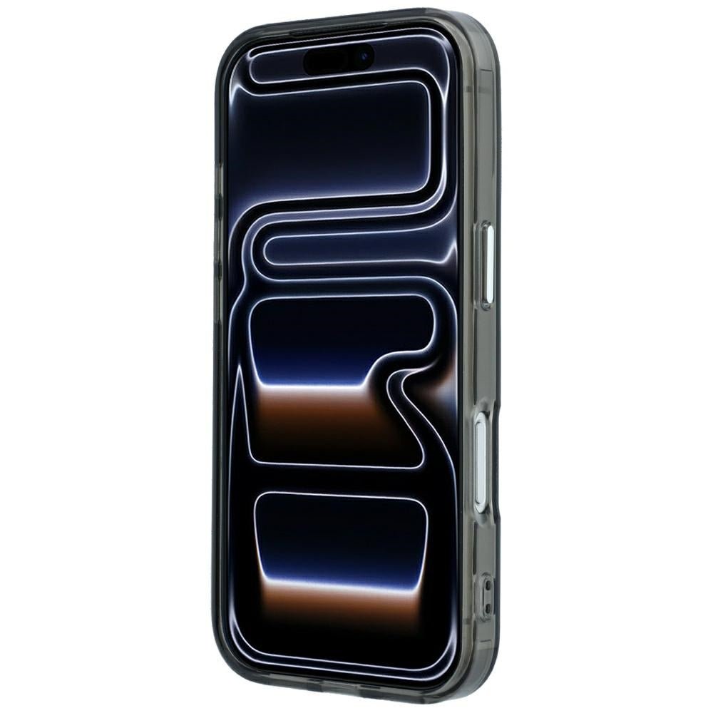 Karl Lagerfeld iPhone 17 Pro / iPhone 18 Pro - Σκληρή Θήκη με Πλαίσιο Σιλικόνης και Δαχτυλίδι Συγκράτησης - IML Ring Stand 360 Kameo Metal MagSafe - Black