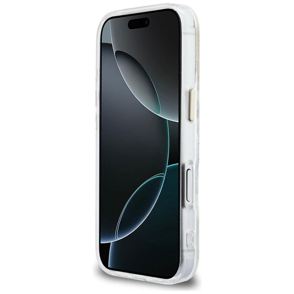 Karl Lagerfeld iPhone 17 Pro - Σκληρή Θήκη με Πλαίσιο Σιλικόνης - IML K Head Logo MagSafe - Clear