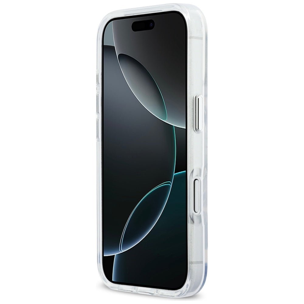 Karl Lagerfeld iPhone 17 Pro - Σκληρή Θήκη με Πλαίσιο Σιλικόνης - IML Peekaboo MagSafe - Διάφανη
