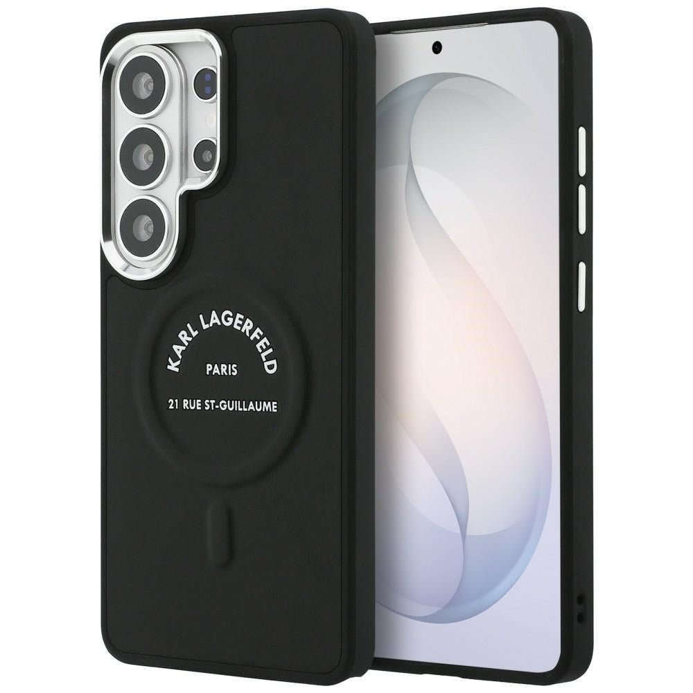 Karl Lagerfeld Samsung Galaxy S26 Ultra - Σκληρή Θήκη με Επένδυση Οικολογικού Δέρματος και MagSafe - Karl Embossed RSG - Black