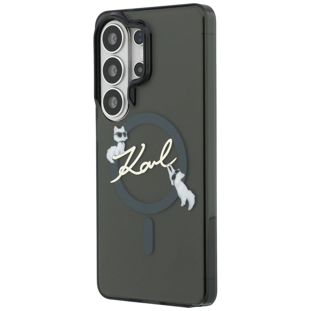 Karl Lagerfeld Samsung Galaxy S26 Ultra - Σκληρή Θήκη με Πλαίσιο Σιλικόνης - IML KC Script MagSafe - Black