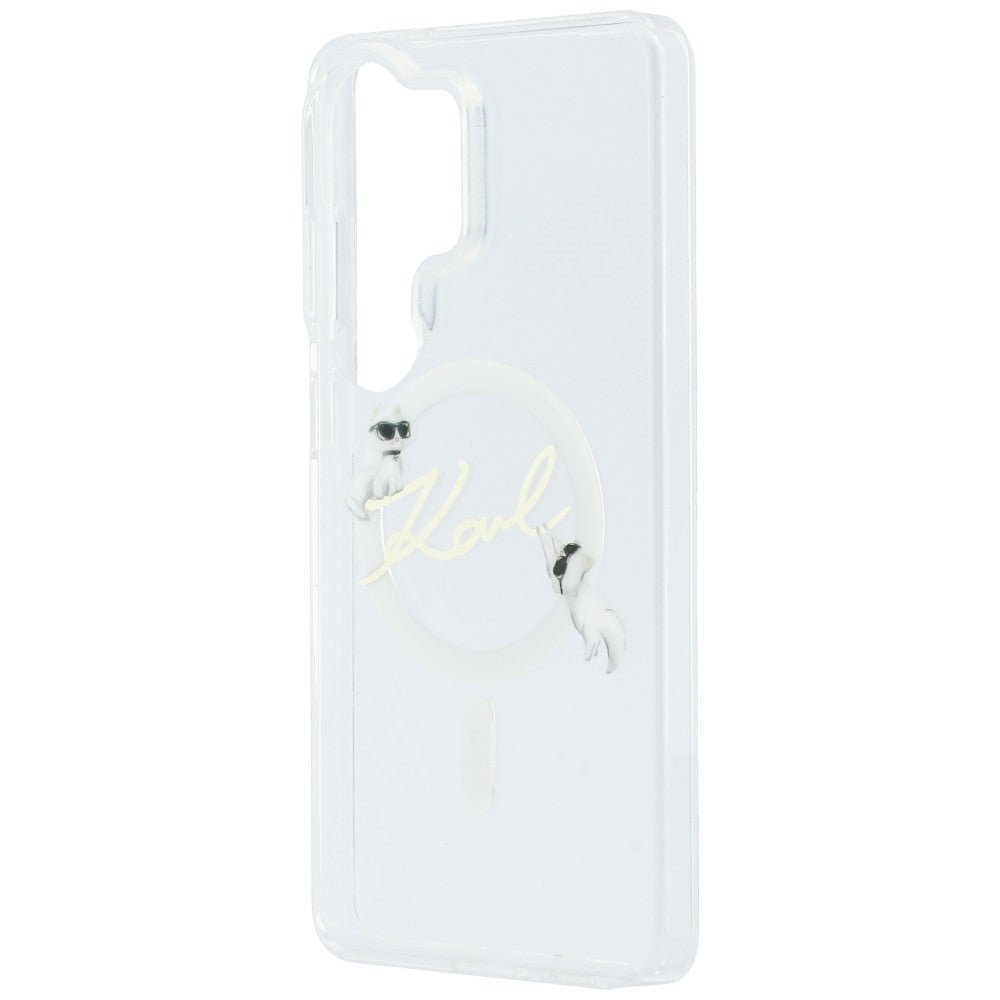 Karl Lagerfeld Samsung Galaxy S26 Ultra - Σκληρή Θήκη με Πλαίσιο Σιλικόνης - IML KC Script MagSafe - Clear