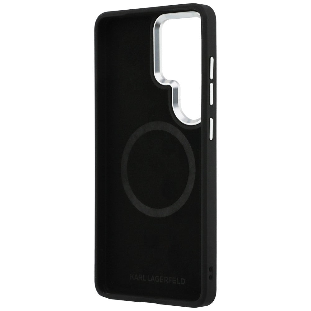 Karl Lagerfeld Samsung Galaxy S26 Ultra - Θήκη με Επένδυση Συνθετικού Δέρματος - Perforated KL MagSafe - Black