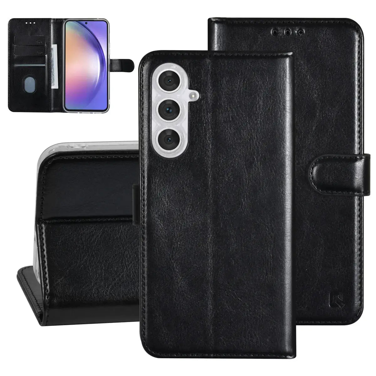 Tuniq Samsung Galaxy A54 5G - Θήκη Πορτοφόλι Stand από Δερματίνη - Μαύρη