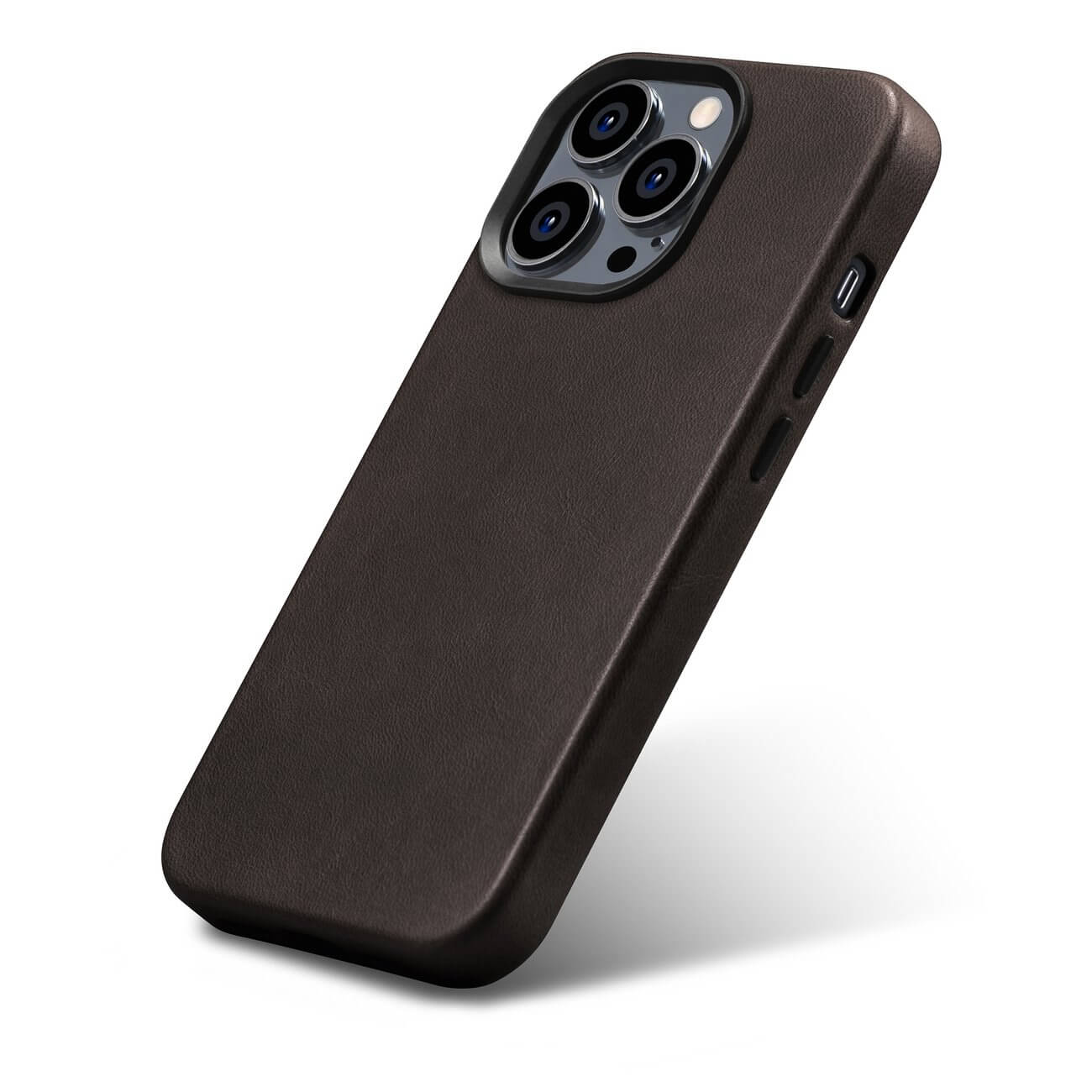 iCarer iPhone 14 Pro Max Leather Oil Wax Θήκη από Γνήσιο Δέρμα με MagSafe - Camel Tan