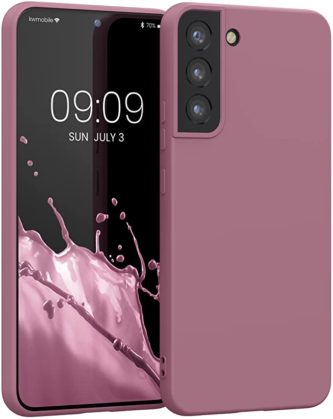 KW Samsung Galaxy S22 Plus Θήκη Σιλικόνης Rubberized TPU - Deep Rusty Rose - 57569.167