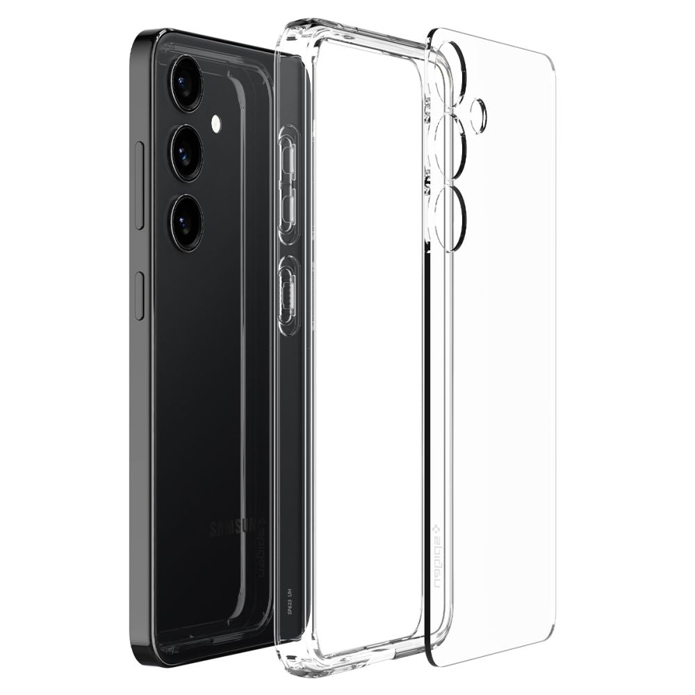 Spigen Samsung Galaxy S24 - Ultra Hybrid Σκληρή Θήκη με Πλαίσιο Σιλικόνης - Crystal Clear