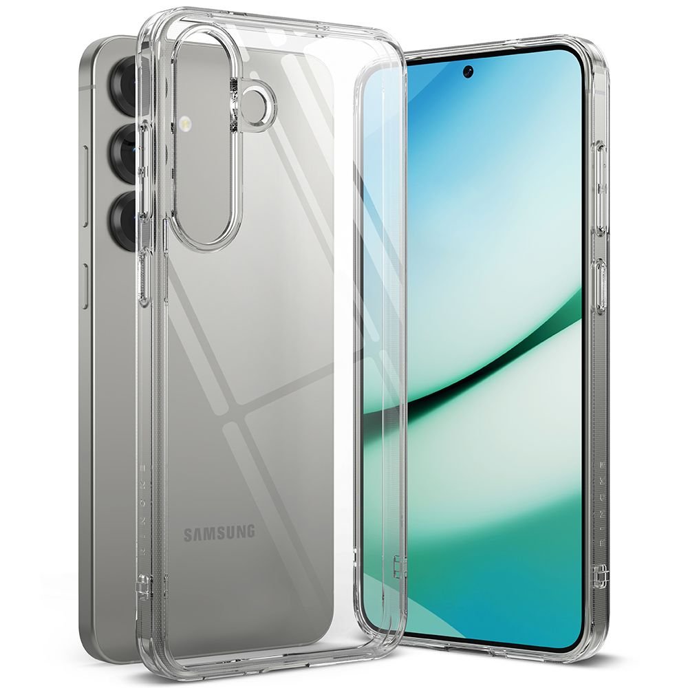 Ringke Samsung Galaxy S25 Fusion Σκληρή Θήκη με Πλαίσιο Σιλικόνης - Διάφανη